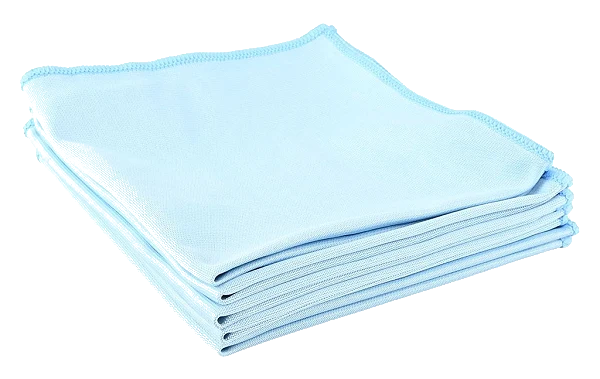 5x Ścierka ściereczka z mikrofibry do szyb luster i lusterek 40x40 cm 300g/m2