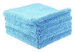 5x Puszysta ścierka ściereczka z mikrofibry bezszwowa dwustronna 40x40 cm 400g/m2 - MF-P-40x40