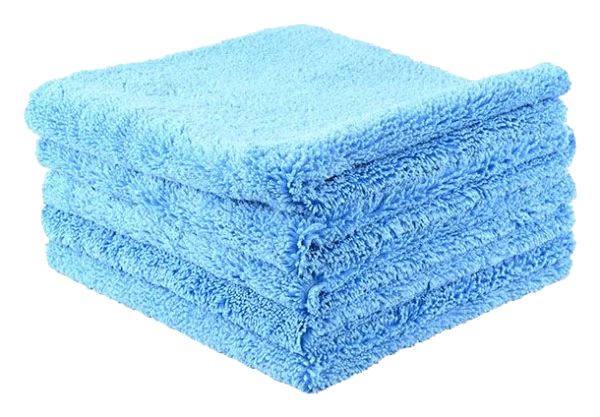 5x Puszysta ścierka ściereczka z mikrofibry bezszwowa dwustronna 40x40 cm 400g/m2 - MF-P-40x40