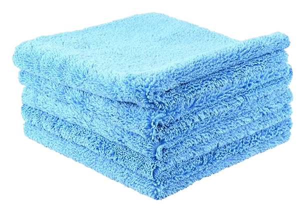5x Puszysta ścierka ściereczka z mikrofibry bezszwowa dwustronna 40x40 cm 400g/m2 - MF-P-40x40
