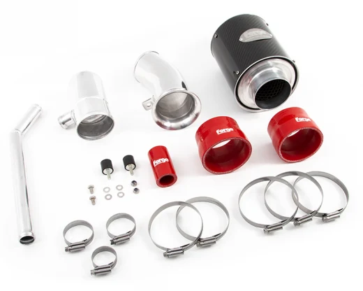 Zestaw dolotowy z filtrem piankowym Forge Motorsport FMINDF500-F.R Fiat 500 Abarth czerwony - FO-FMINDF500-F.R