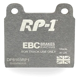 DP8103RP1 Sportowe klocki hamulcowe RP-1 Racing EBC Brakes Alfa Romeo 1750 GTV 2000 GTV Berlina 1750 Berlina 2000 Montreal Spider BITTER CD BMW 1800 2000C 2000CS DINO 246 308 Ferrari 208 246