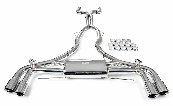 Aktywny układ wydechowy z klapami Cat-Back FMIC.Pro BMW X5M X6M F95 F96 4.4T S63 2019-2023