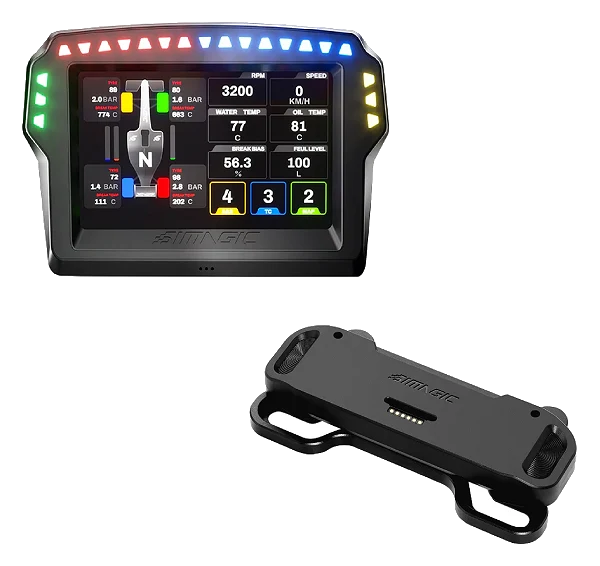 Zestaw Simagic MagicDash 4 ekran telemetryczny + MagDock uchwyt magnetyczny Simracing