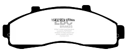 DP61199 Klocki hamulcowe GREENSTUFF EBC Brakes Ford Explorer UK Explorer USA Ford Explorer Ranger 2WD Ranger 4WD Mazda B2300 B2500 B3000 B4000 MERCURY Mountaineer