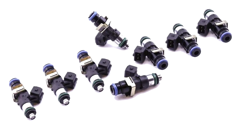 Zestaw wtryskiwaczy DeatschWerks 1500cc BMW M5 E39 S62 2000-03 BMW M3 E90/E92/E93 4.0L S65 2008-13 Mercedes-Benz CL55/E55/SL55 AMG 5.5L V8 Supercharged 2003-06 and EV14 Universal 48mm standa
