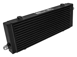 Chłodnica oleju FMIC.Pro 360x140x40 asymetryczne wloty czarna