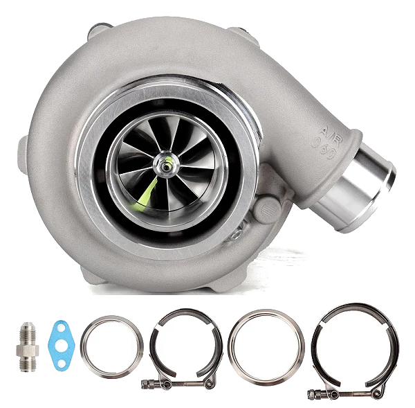 Turbosprężarka Pulsar PSR 3076 Gen2 750HP 1.03 2,5" V-Band Wlot 3" V-Band Wylot Stal Nierdzewna Łożyska kulkowe