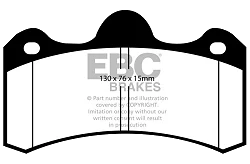 DP4043R Klocki hamulcowe YELLOWSTUFF EBC Brakes NOBLE M12