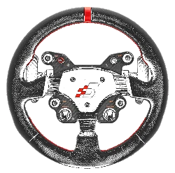 Skórzana Kierownica GT1 330mm Typ R SIMAGIC Łopatki Zmiany Biegów Symulator Simracing