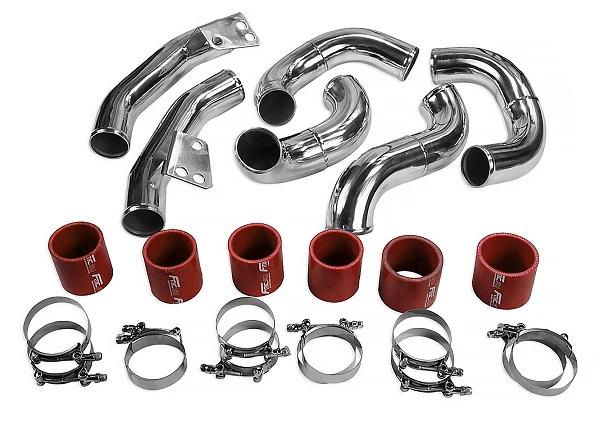 Zestaw orurowania do intercoolera Nissan R35 GT-R Czerwony