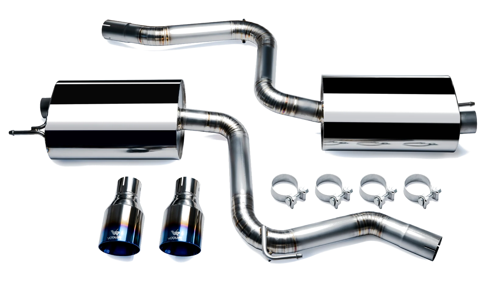 Tytanowy układ wydechowy Ford Mustang 2.3 Catback Vogler Racing