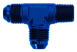 Adapter Trójnik Męski/Męski/Męski AN12 - AN12 - 3/4 NPT Niebieski