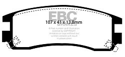 DP1609 Klocki hamulcowe ULTIMAX2 EBC Brakes Cadillac Allante
