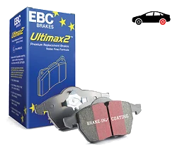 DP1289 Klocki hamulcowe ULTIMAX2 EBC Brakes BMW 3 Series E46 316 3 Series E46 318 3 Series E46 320 3 Series E46 323 3 Series E46 325 3 Series E46 328 Z3 Z4 E85 Z4 E86 MG 6 ZT Rover 75 3 Seri