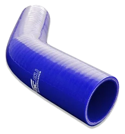 Silikonowe kolanko redukcyjne 45' 83/95mm Niebieski - 004583/95-N