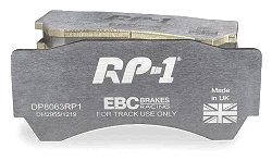 DP8063RP1 Sportowe klocki hamulcowe RP-1 Racing EBC Brakes Mitsubishi Lancer Evo 8 FQ-400 Lancer Evo 9 FQ-360 Mitsubishi Lancer Evo 8 Lancer Evo 9