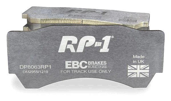 DP8063RP1 Sportowe klocki hamulcowe RP-1 Racing EBC Brakes Mitsubishi Lancer Evo 8 FQ-400 Lancer Evo 9 FQ-360 Mitsubishi Lancer Evo 8 Lancer Evo 9