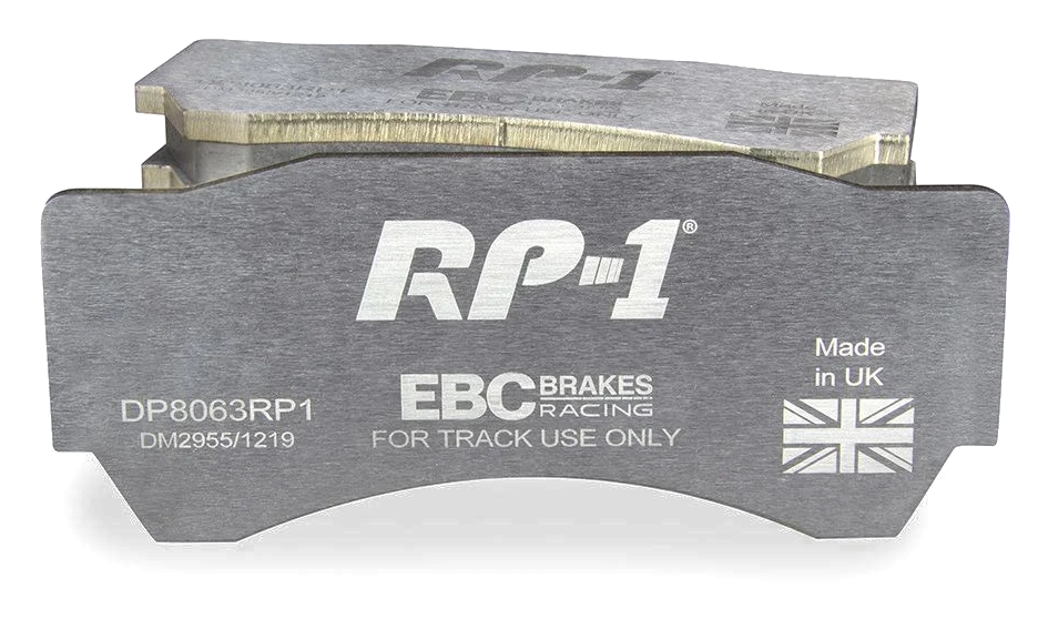 DP8063RP1 Sportowe klocki hamulcowe RP-1 Racing EBC Brakes Mitsubishi Lancer Evo 8 FQ-400 Lancer Evo 9 FQ-360 Mitsubishi Lancer Evo 8 Lancer Evo 9