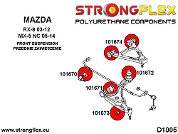 101673B: Tuleja amortyzatora przedniego Mazda MX-5 NC