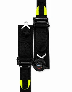 Pasy sportowe typu Formula FMIC.Pro FIA 2031 8853-2016 6-punktowe 2"x 2" Czarne