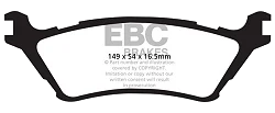 DP61891 Klocki hamulcowe GREENSTUFF EBC Brakes Ford Ford F150 F150 SVT Raptor F150 Raptor F15