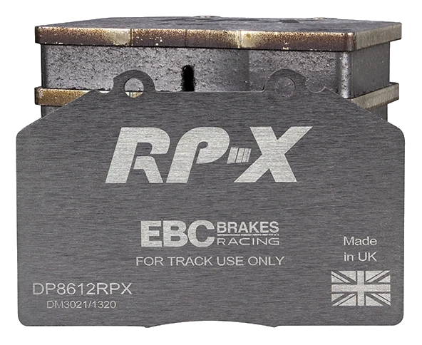 DP8612RPX Sportowe klocki hamulcowe RP-X Racing EBC Brakes Ferrari 348 F355 Porsche 911 944 968 456 550 575M LAMBORGHINI Diablo Maserati Coupe Gransport Spyder 3200 GT 4200 Coupe 928 Ferrari