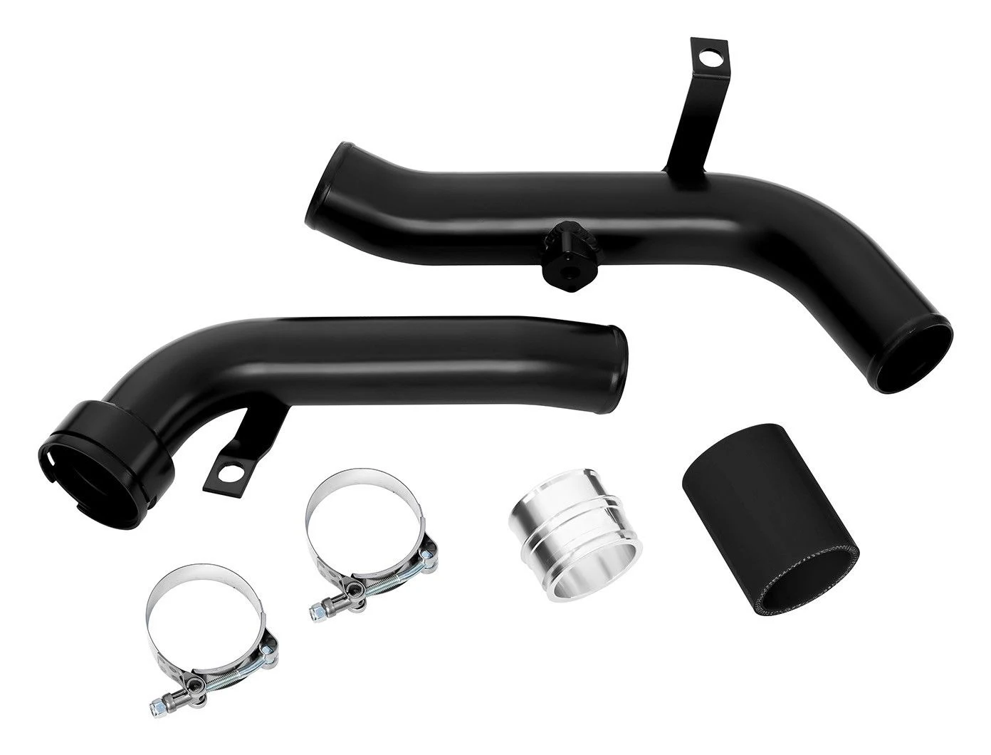 Turbo Discharge Pipe Conversion do Audi A3 TT VW Scirocco Golf MK5/MK6 GTI 2.0TSI Czarny