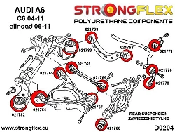 026214B: Zestaw tulei belki tylnej Audi A6
