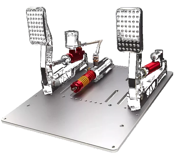 Pedalbox P2000-S200RF Hydrauliczne Pedały SIMAGIC Symulator Simracing