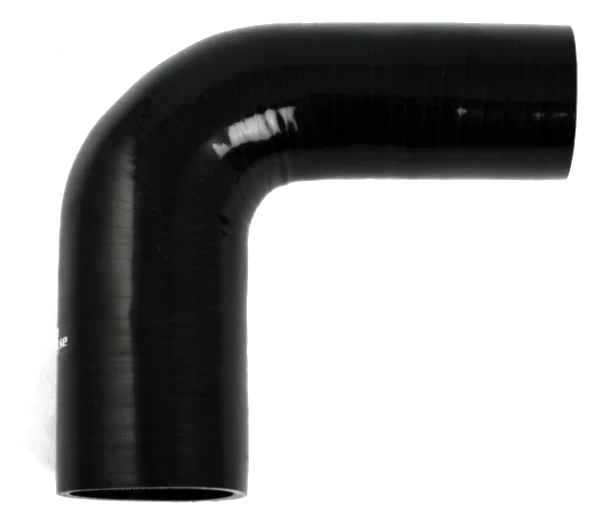 Wąż silikonowy czarny 90 stopni 1,75 - 2,5" (45-63mm)