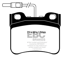 DP1111 Klocki hamulcowe ULTIMAX2 EBC Brakes Citroen AX AX GT