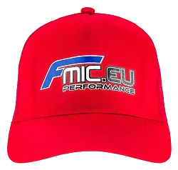 Czapka z daszkiem trucker FMIC.EU Czerwony