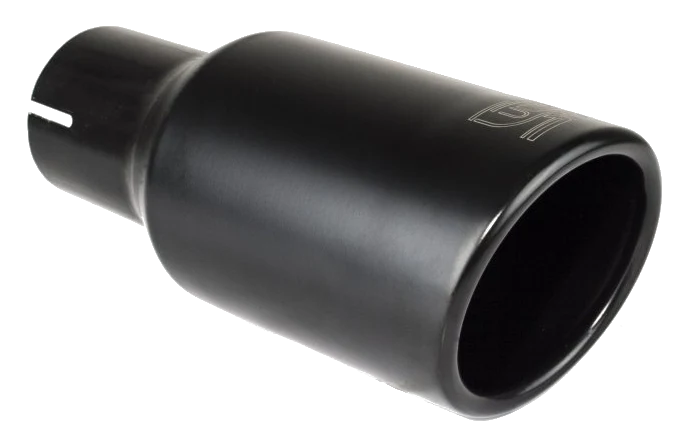 Uniwersalna końcówka tłumika okrągła 80mm długość 120mm średnica montażowa 55mm - NBL1-80RS*/55