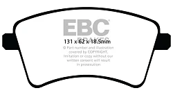 DPX2033 Klocki hamulcowe ULTIMAX2 EBC Brakes Mercedes-Benz Citan Dualiner 108D Citan Dualiner 109D Citan Dualiner 111D Citan Dualiner 112 Citan Traveliner 108D Citan Traveliner 109D Citan Tr