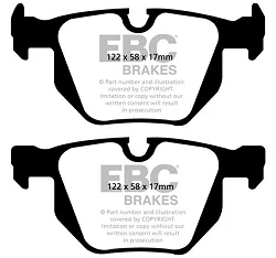 DP61588 Klocki hamulcowe GREENSTUFF EBC Brakes BMW X1 E84