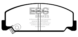 DP2911 Klocki hamulcowe GREENSTUFF EBC Brakes Honda Civic Shuttle EE Honda Civic CRX Civic Del Sol Accord CA4 Accord Civic DX Civic HX Civic Civic CRX DX Civic CRX Si Civic Wagon