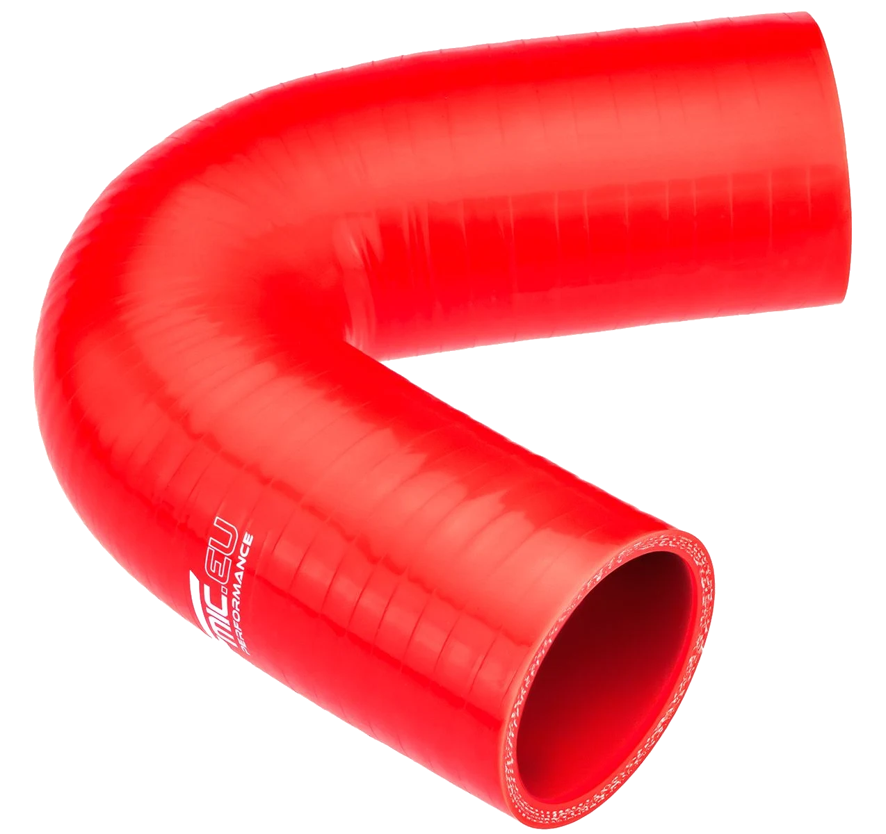 Kolanko silikonowe 135' 41mm Czerwony