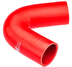 Kolanko silikonowe 135' 41mm Czerwony