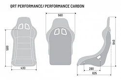 Fotel sportowy Sparco QRT-C Performance FIA 8855-1999