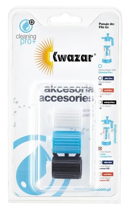 KWAZAR Zestaw końcówek spieniających pianownicy Venus Super Foamer - KW-WAT.1206