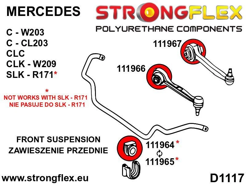 111965A: Tuleja stabilizatora przedniego SPORT 22mm - 111965A_22mm