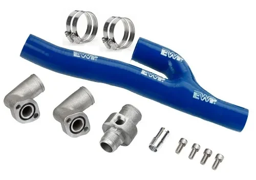 Davies Craig DC8620 adapter bloku silnika EWP Big Block z niebieskim wężem Chevrolet V8