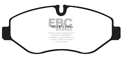 DP1980 Klocki hamulcowe ULTIMAX2 EBC Brakes IVECO COMMERCIAL Daily 20062011 29L Daily 20062011 35C Daily 20062011 35S Daily 20062011 40C Daily 20062011 45C Daily 20062011 50C Daily 20112014