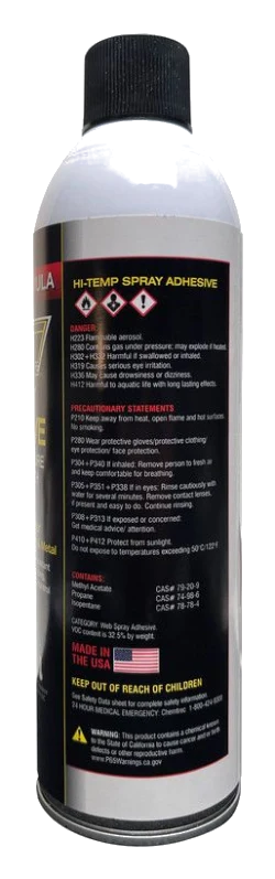 Wysokotemperaturowy klej w sprayu DEI-10492
