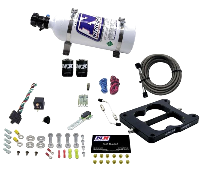 Q-Jet Spreadbore Nitrous System 50-300Hp with 5Lb Bottle Nitrous Express NX 30080-05