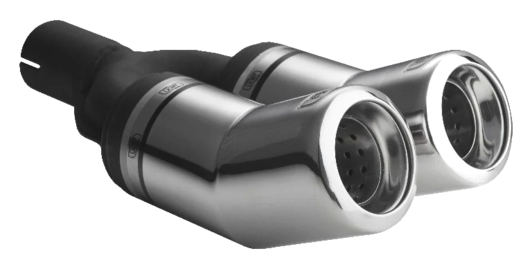 Uniwersalna końcówka tłumika okrągła 80mm długość 260mm średnica montażowa 50mm - N2-13-1/50
