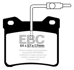 DP816 Klocki hamulcowe ULTIMAX2 EBC Brakes Peugeot 605 607