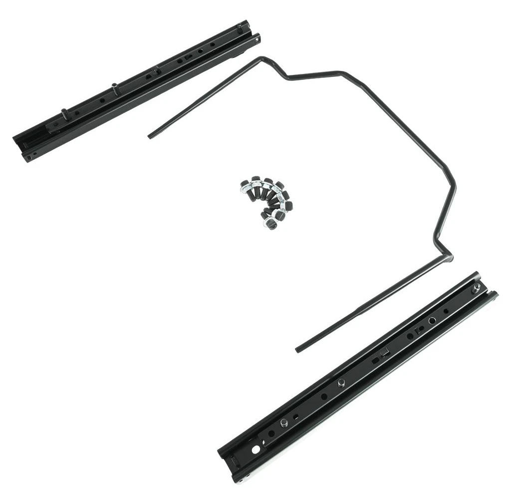Szyny prowadnice fotela kubełkowego FMIC.Pro ze szpilkami 420mm zakres 240mm