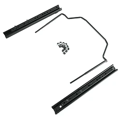 Szyny prowadnice fotela kubełkowego FMIC.Pro ze szpilkami 420mm zakres 240mm